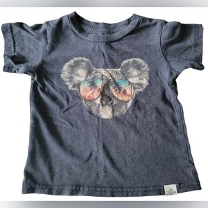 Kid Dangerous boy's tee navy blue with graphic size 2T